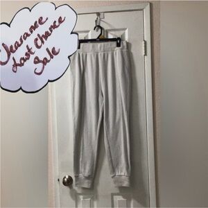 Steve Madden BB Dakota Women’s Size L Light Gray Knit Joggers W/Pockets